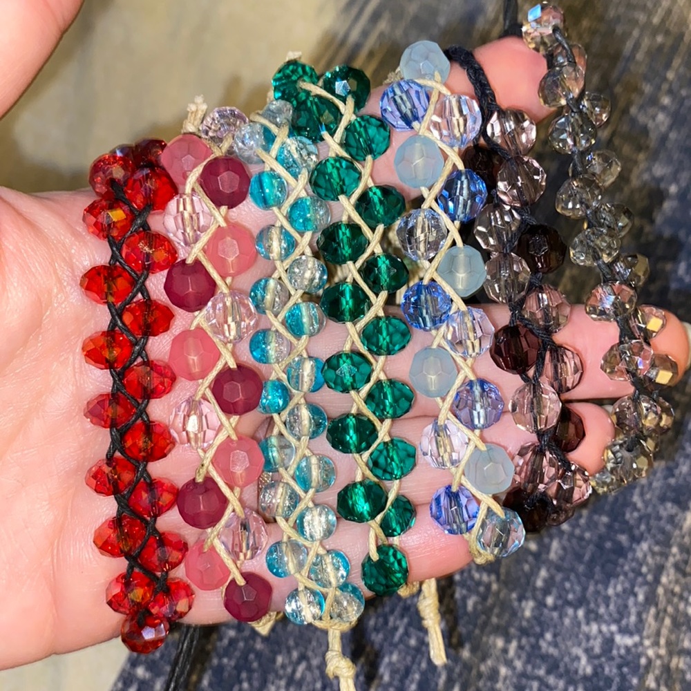 Handmade adjustable bracelets